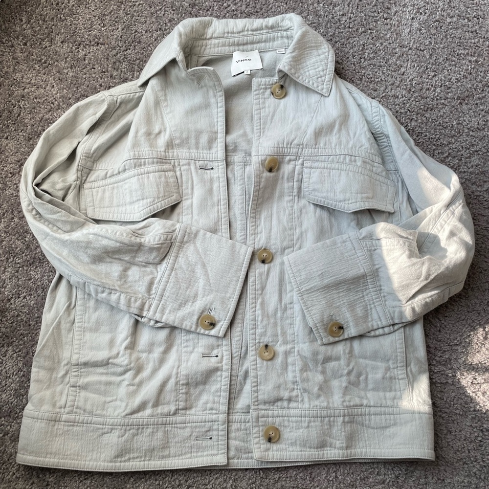 Vince Button Jacket Sz Med - Picture 9 of 14